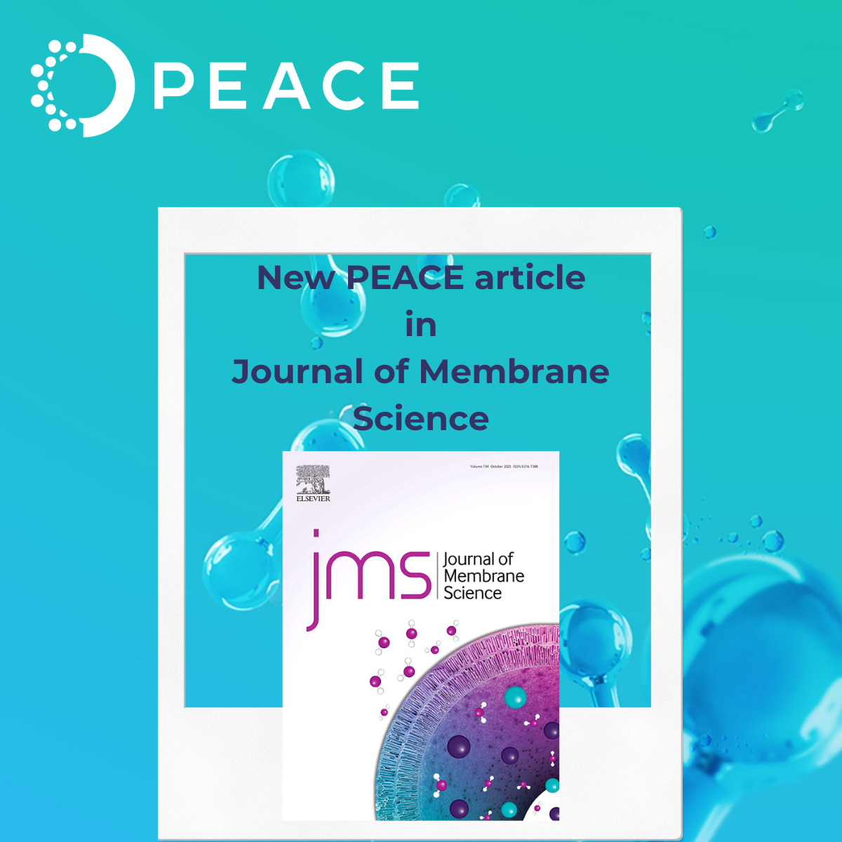 New PEACE project publication: Advancing membrane materials for AWE